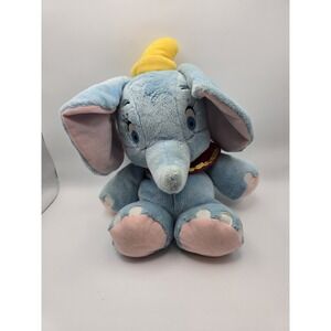 Disney 12" Baby Dumbo the Elephant Blue Pink Plush‎